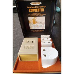Franzus Vintage Travel Power Converter Kit
